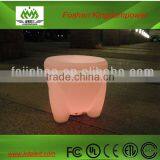 Color Changing PE Plastic Battery Powered Led Glowing Stool Seat