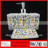 Full Decal Spring Bathroom Set thumbnail-1