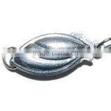 Unique 6-12mm White 14K Gold Clasp Fish Shaped Jewelry Finding thumbnail-1