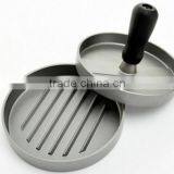 1 Section Cast Aluminum TPR Handle Hamburger Press Silicon thumbnail-3