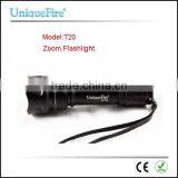 UniqueFire 1200 Lumen Cree Flashlight T20 Dimmer Switch Zooming