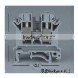 UK-10N DIN Rail Universal Class Terminal Blocks Lug Plate Wiring Row thumbnail-1