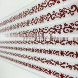 Festival Mood Epoxy Ribbon Sticker, X'mas Season Foil Sticker, Foil Epoxy Ribbon Sticker in Red thumbnail-3