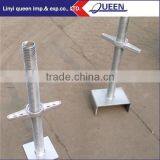 Linyi Scaffolding Adjustable Screw Base Jack Steel Scaffolding Base Jack Price thumbnail-1