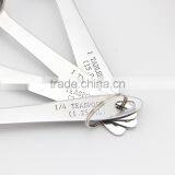 4-Piece Set Stainless Steel Measuring Spoons Kitchen Tools Tablespoon Teaspoon Set thumbnail-4