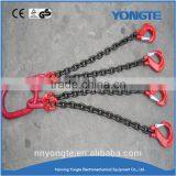 High Quality G80 Type Alloy Steel Adjustable 4 Legs Chain Slings thumbnail-2
