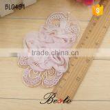 Wholesale Custom Kid Fabric Flower Applique Design for Shirt thumbnail-2