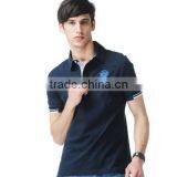 2013 Bulk Sale Slim Fit Custom Fashion New Design Men's Polo Shirts,fashion Style for Men's Polo Shirt With Rib thumbnail-1