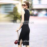 High Quality 2016 Spring Knit Woolen Women Vest Dress Sexy Fashion Evening Dress thumbnail-5
