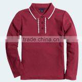 2017 Spring Selling Student Girls' Long Sleeve T-shirt, British Solid Color College Long Sleeve T-shirt thumbnail-2