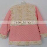 Baby Girl Little Bear Logo Pile Fabric Winter Coat thumbnail-2