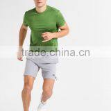 MGOO Solid Color Dri-fit 90% Polyester 10% Spandex T-shirts Custom Logo Sport T Shirt Mens thumbnail-4