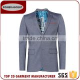 New Design Cotton Polyester Slim Fit Man Business Suit