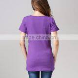 Wild Short Sleeve Nursing Clothes Scoop Neck Breastfeeding Clothing Cotton Maternity Mother Outdoor Tops thumbnail-4