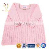 Cashmere Long Girls Sweater Dresses,Kids Flower Girl Dresses thumbnail-1