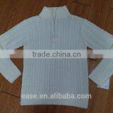 Half Zipper Neck Body Cable Knit Mens Jumper Pullover Sweaters thumbnail-1