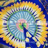 Women 2016 New Fashion Imitated Silk Nations Wind Bohemia Peacock Printed Scarf Small Square Scarves thumbnail-5