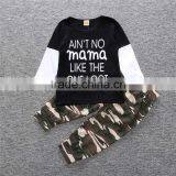 S17489A 2017 New Style Baby Boy Clothes Kids Camouflage Clothes Sets thumbnail-4