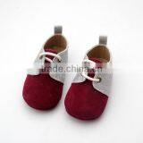 Wholesale Soft Prewalker Oxford Baby Shoes Genuine Leather Shoes thumbnail-3