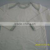 100% Superfine Merino Wool Baby Envelop Collar Long Sleeve T-shirt thumbnail-1