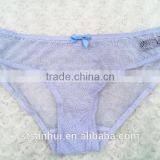 Beauty Bowknot Sexy Ladies Transparent Bra Panty Set New Design thumbnail-3