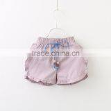 Wholesale Summer Solid Color Hot Sale Baby Girl Cotton Shorts thumbnail-3