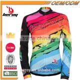 BEROY Ladies Cycling Long Sleeve Jersey,sun Protective Cycling Long Sleeve Shirt thumbnail-1