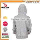 Hot Sale Long Sleeve Zipper Up Custom Sports Gym Hoodie for Kids thumbnail-3