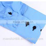 Cotton Fabric Shirt Double Collar Wedding Dress Latest Dress Shirt New Designs thumbnail-3