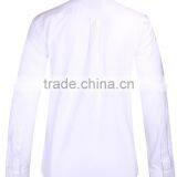 2017 White Oxford Long Sleeve Button-down Collar Casual Shirt for Men thumbnail-3