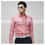 Men's Stylish Luxury Formal Casual Slim Fit Contrast Color Dress Shirts With Long Sleeves thumbnail-2
