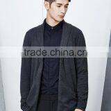 New Ideas Collar Wrap Grey Cashmere Knit Cashmere Sweater Mens for Sale thumbnail-2