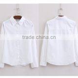 The Summer of New Simple Pure Color Joker Three Quarter Sleeve Fashion Decals Shirt thumbnail-3