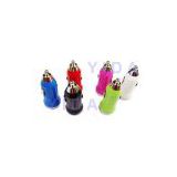 1A Mini Bullet USB Car Charger Adaptor for Apple iPhone iPod