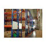 Detachable Orange Narrow Aisle Pallet Racking , 1tons/layer Metal Storage Shelves thumbnail-1