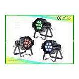 Slim Par64 7 x 15w Led Par Light Rgbwa Uv 6in1 Indoor Cast Aluminum House Led Par Can Light For Wedd