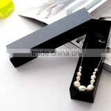 Black Necklace Bracelet Jewelry Gift Packakaging Box Long Rectangle Black Good Quality Gift Fine Package Case High Quality Box thumbnail-3