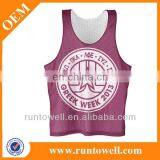 Custom-made Lacrosse Pinnies, Reversible Lacrosse Wear