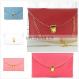 Wholesale PU Leather Cheap Women Envelope Bags Clutch Chain Hand Bags handbags