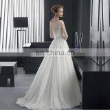 Custom Cheap Luxury Plus Size White Long Trail Weding Bride Evening Dress thumbnail-4