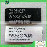 Wash Care Label Cotton Printed Labels and Tags