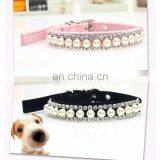 Pet Pearl Necklace Dog Collar Jewelry Rhinestone Pendant Teddy Cat Pet Accessories thumbnail-5