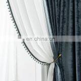 Advanced Elegent Embossed Blackout Crushed Velvet Curtain thumbnail-3