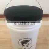 Пластиковые емкости для пищевых продуктов класса пищевого качества, большие круглые ведра объемом 15 литров с крышкой thumbnail-3