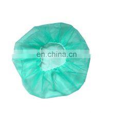 Class 1 Disposable Customized Elastic Blue Medical Head Cover For Clean Room  round cap