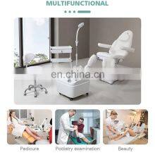 Electric Pedicure Spa Chair Podiatry Chair Aesthetic Chair Split Leg Recline and Tilt Adjustable thumbnail-4