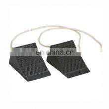 Wheel Chock Blocks With Foot Rope (2-Pack) - Small - Heavy Duty Black Rubber 125*75*65cm thumbnail-4