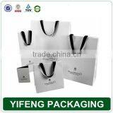 Customize Logo Black & White Printing Paper Bag With Handle thumbnail-3