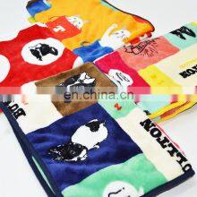 Luxury Recycled Travel Portable Pink Outdoor Car Soft Calming Customised Bed Dog Pet Blanket thumbnail-4