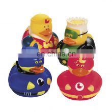 2021 Vinyl PVC Easter Halloween Bulk Rubber Small Duck Baby Shower Water Bath Toy for child toddler